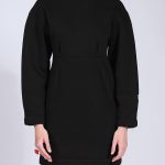 BALLOON MINI DRESS BLACK