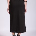 MIDI SKIRT WITH SLIT