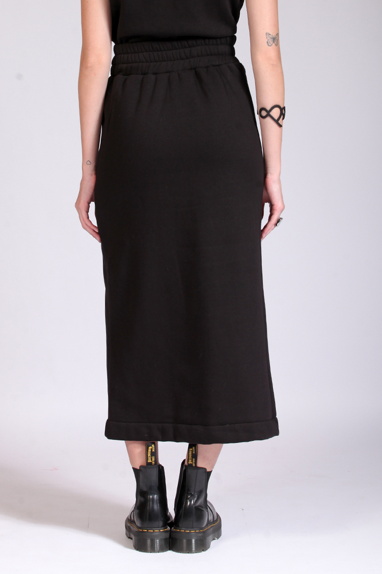 MIDI SKIRT WITH SLIT