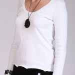 DEEP ROUND NECK TOP WHITE