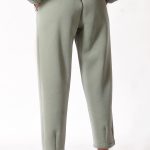 Barrel-leg trousers