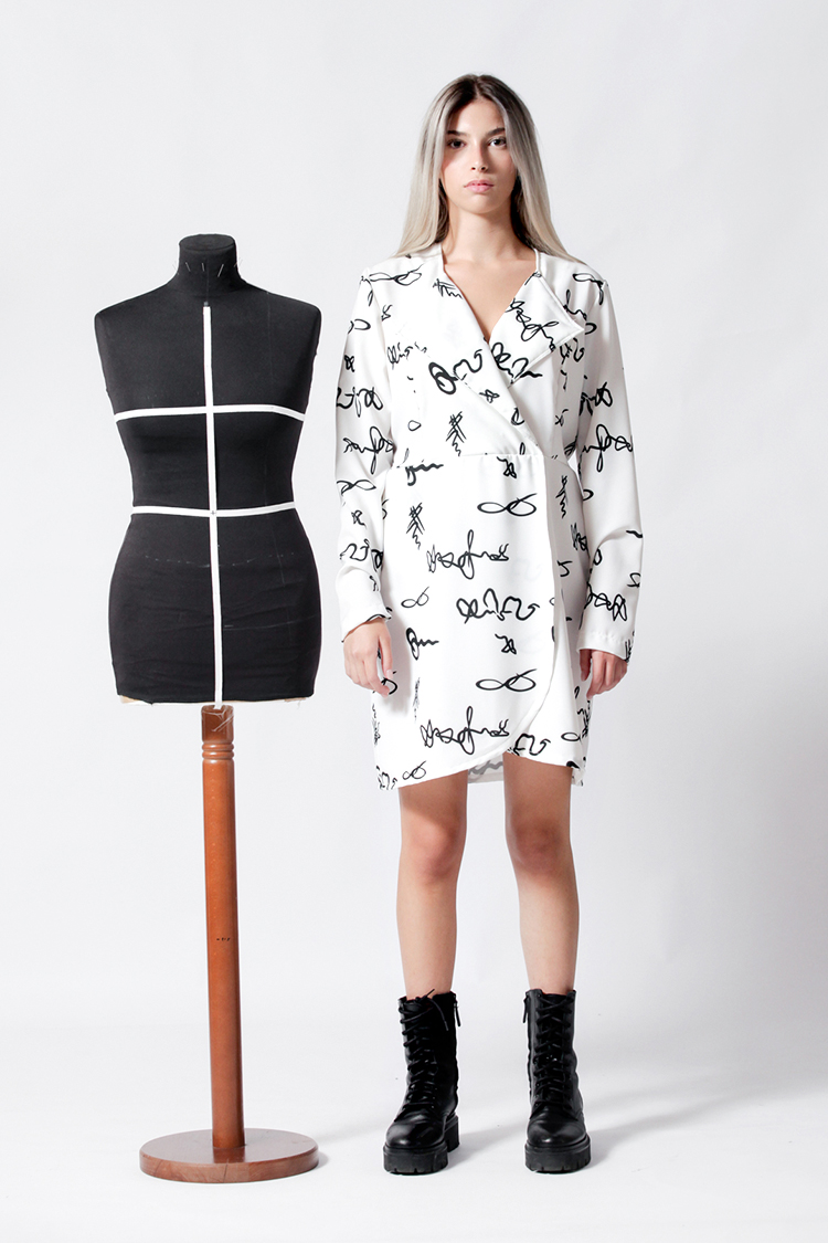 Signature mini dress