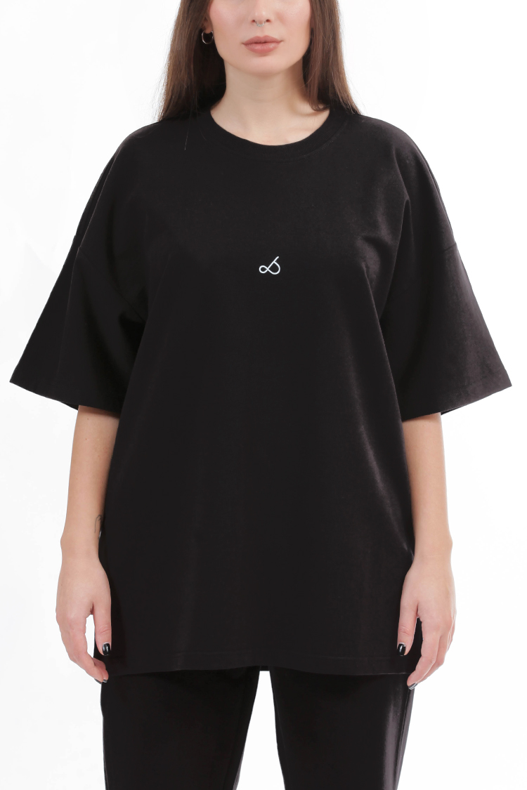 UNISEX T-SHIRT WITH LOGO BLACK