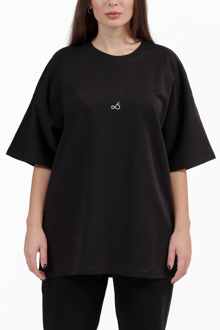 UNISEX T-SHIRT WITH LOGO BLACK