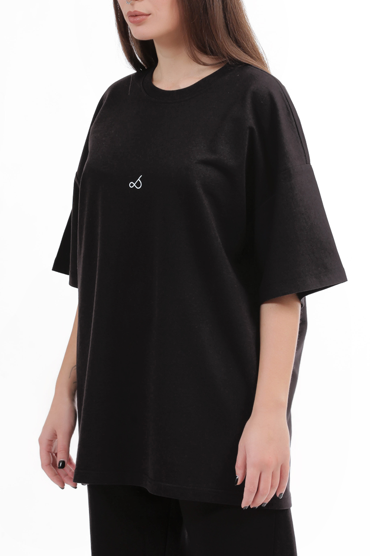 UNISEX T-SHIRT WITH LOGO BLACK