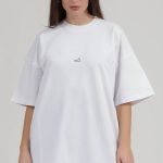 UNISEX T-SHIRT WITH LOGO WHITE