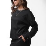 LOOSE-FIT BLOUSE WITH DOUBLE CUFF