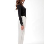 STRETCH TURTLENECK TOP BLACK