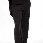 FLARED TROUSERS WITH ELASTICATED WAIST