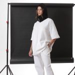 UNISEX LOGO TOP WITH FRONT POCKET WHITE