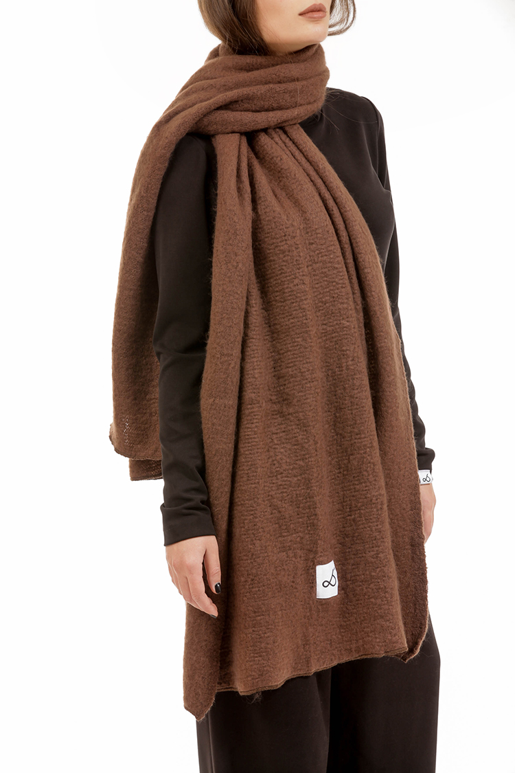BROWN SCARF