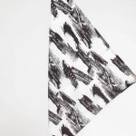 BRUSH PRINT SCARF