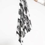 BRUSH PRINT SCARF