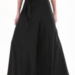 EXTRA WIDE TROUSERS — BLACK
