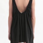 WIDE LEG SHORTS JUMPSUIT — BLACK