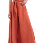 EXTRA WIDE TROUSERS — ORANGE