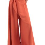EXTRA WIDE TROUSERS — ORANGE