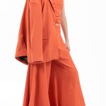 EXTRA WIDE TROUSERS — ORANGE