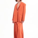 EXTRA WIDE TROUSERS — ORANGE