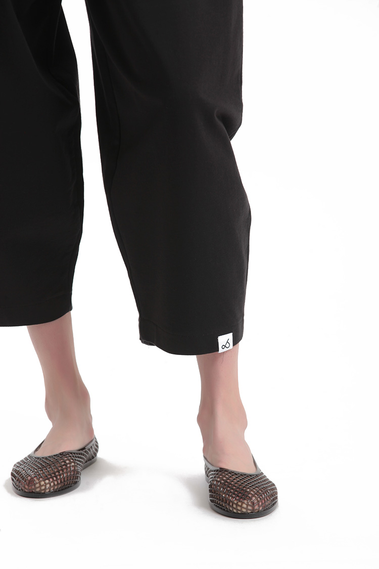 BALLON TROUSER — BLACK