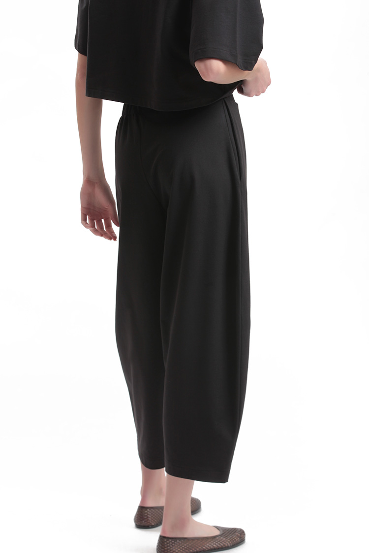 BALLON TROUSER — BLACK