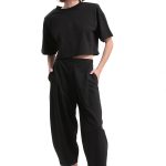BALLON TROUSER — BLACK