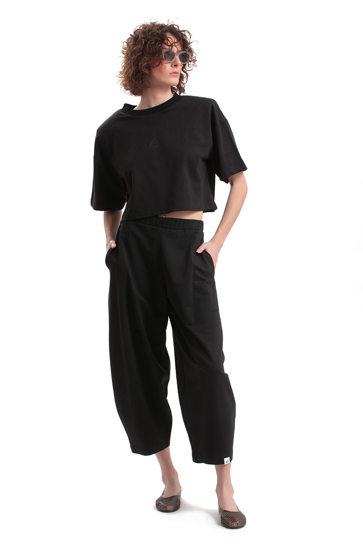 BALLON TROUSER — BLACK