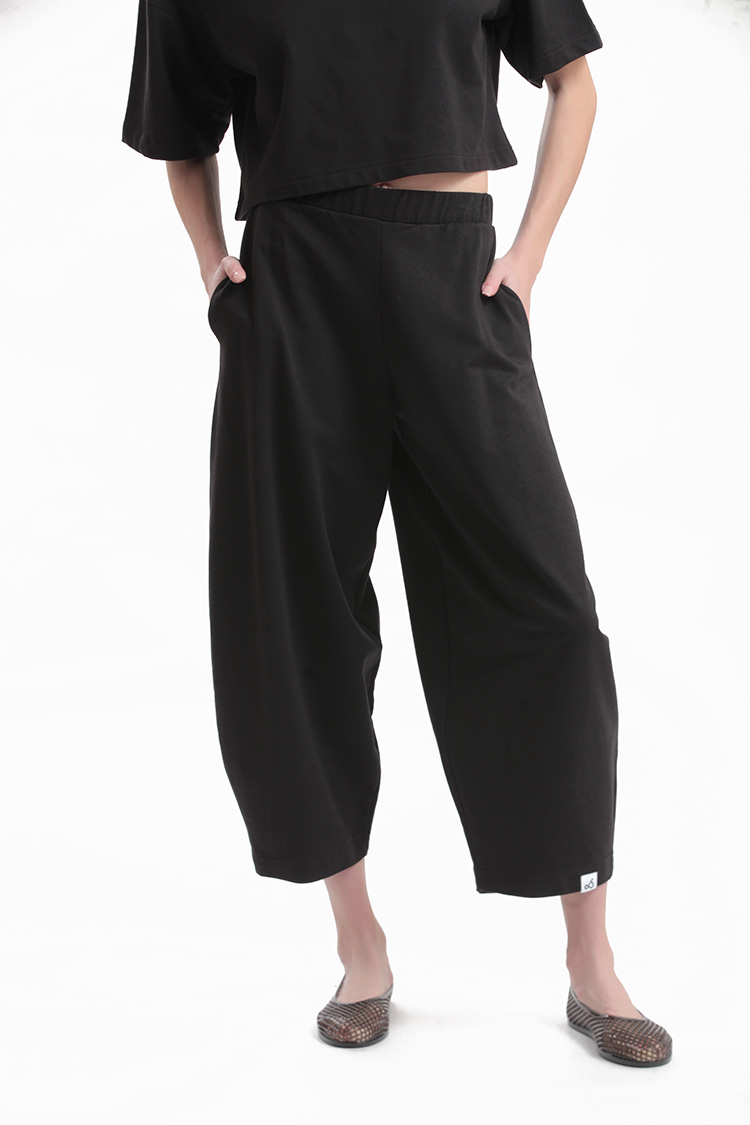 BALLON TROUSER — BLACK