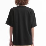 UNISEX T SHIRT WITH LOGO — BLACK