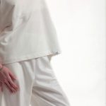 TANK TOP WITH DEEP NECKLINE — WHITE