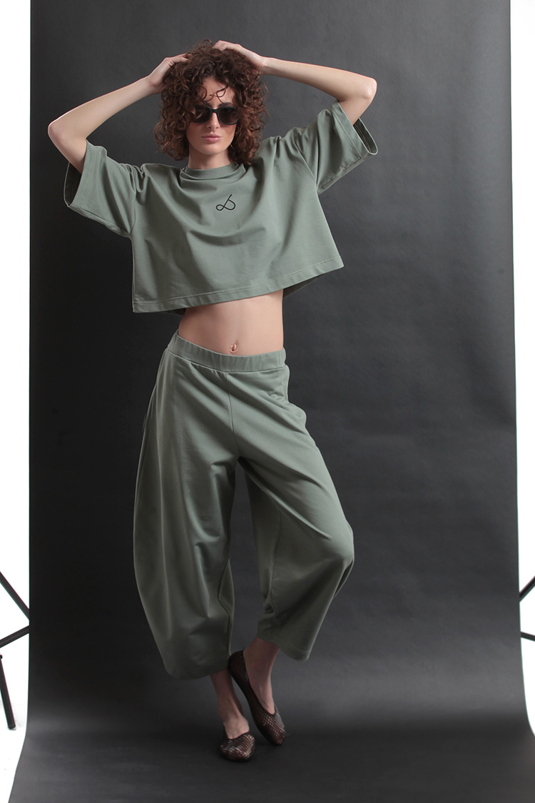 BALLON TROUSER — OLIVE