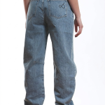 WOMEN’S HIGH-WAISTED BARREL LEG JEANS