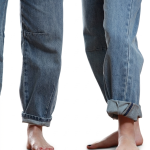 WOMEN’S HIGH-WAISTED BARREL LEG JEANS