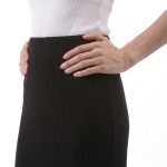 SLIM FIT SKIRT-BLACK
