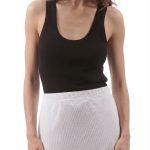 SLIM FIT SKIRT-WHITE