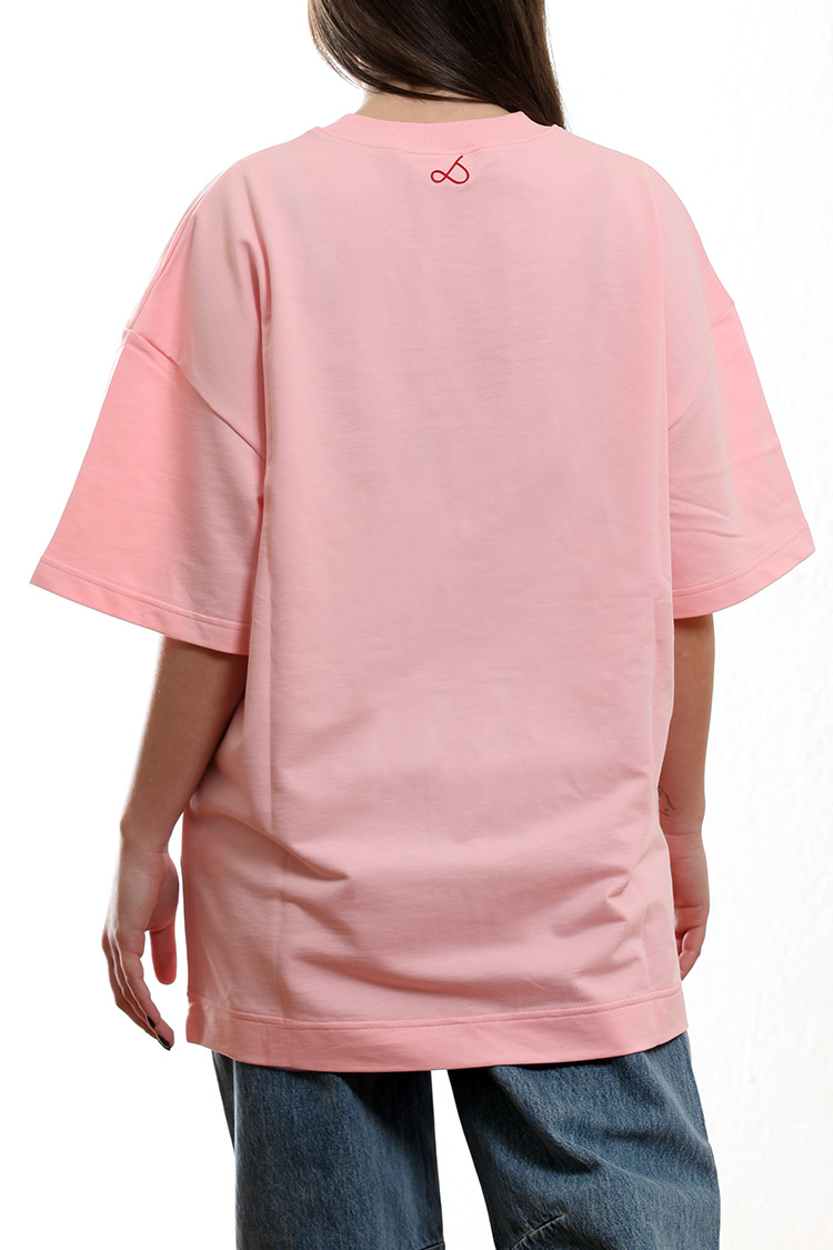 HALF REMAINS OVERSIZED T SHIRT – PASTEL PINK