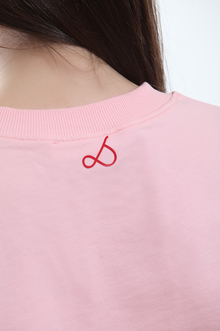 HALF REMAINS OVERSIZED T SHIRT – PASTEL PINK